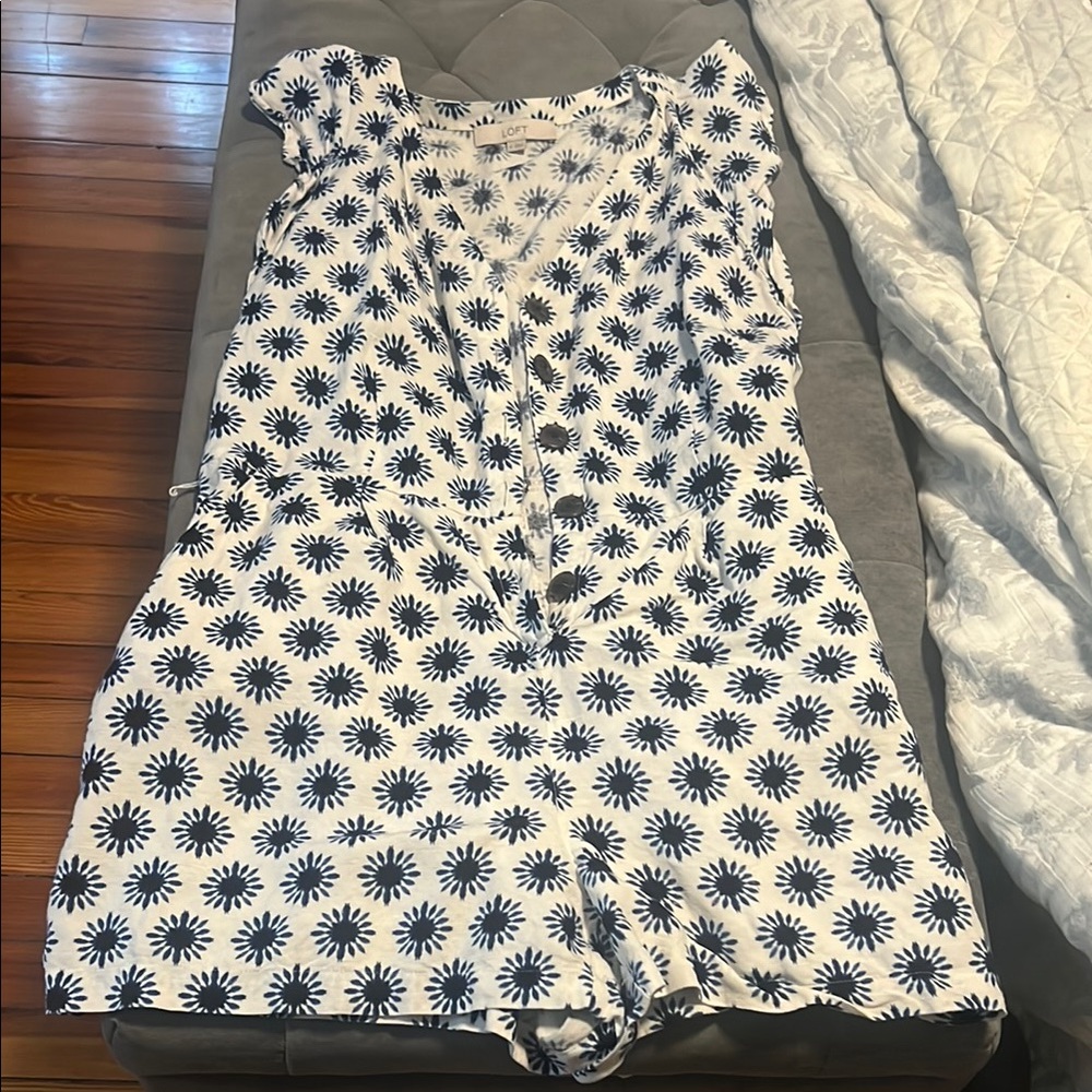 Floral Print Romper